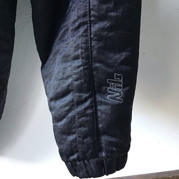 Nils Goose Down Black Winter Coat Size 8/10 - Picture 4 of 6